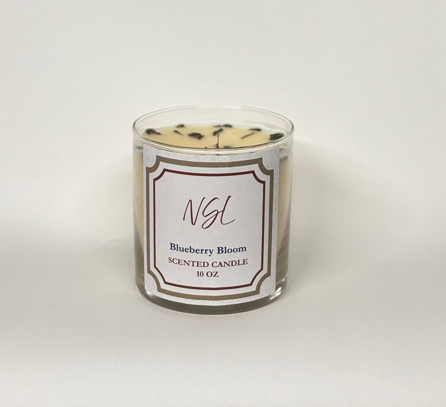 10oz wood wick blueberry bloom candle