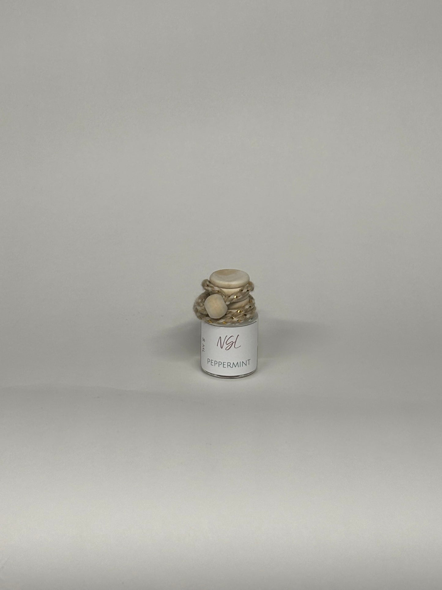 peppermint hanging diffuser on a white background